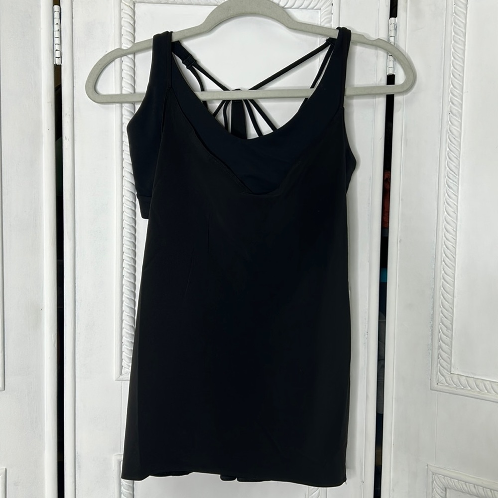 Athleta Solace support top powervita built-in bra workout top NWT - Picture 3 of 9